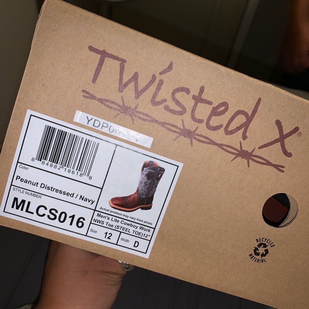 Men’s Twisted X Steel Toe Work Boots